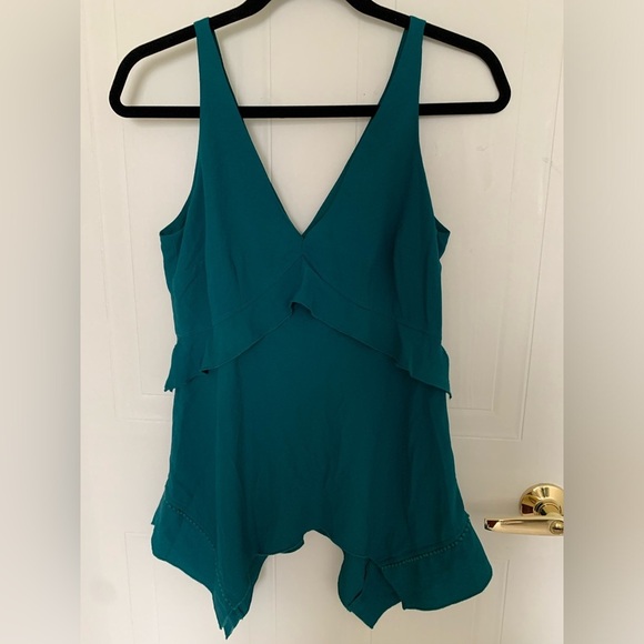 Tops - Teal Sleeveless Women's Tank Top